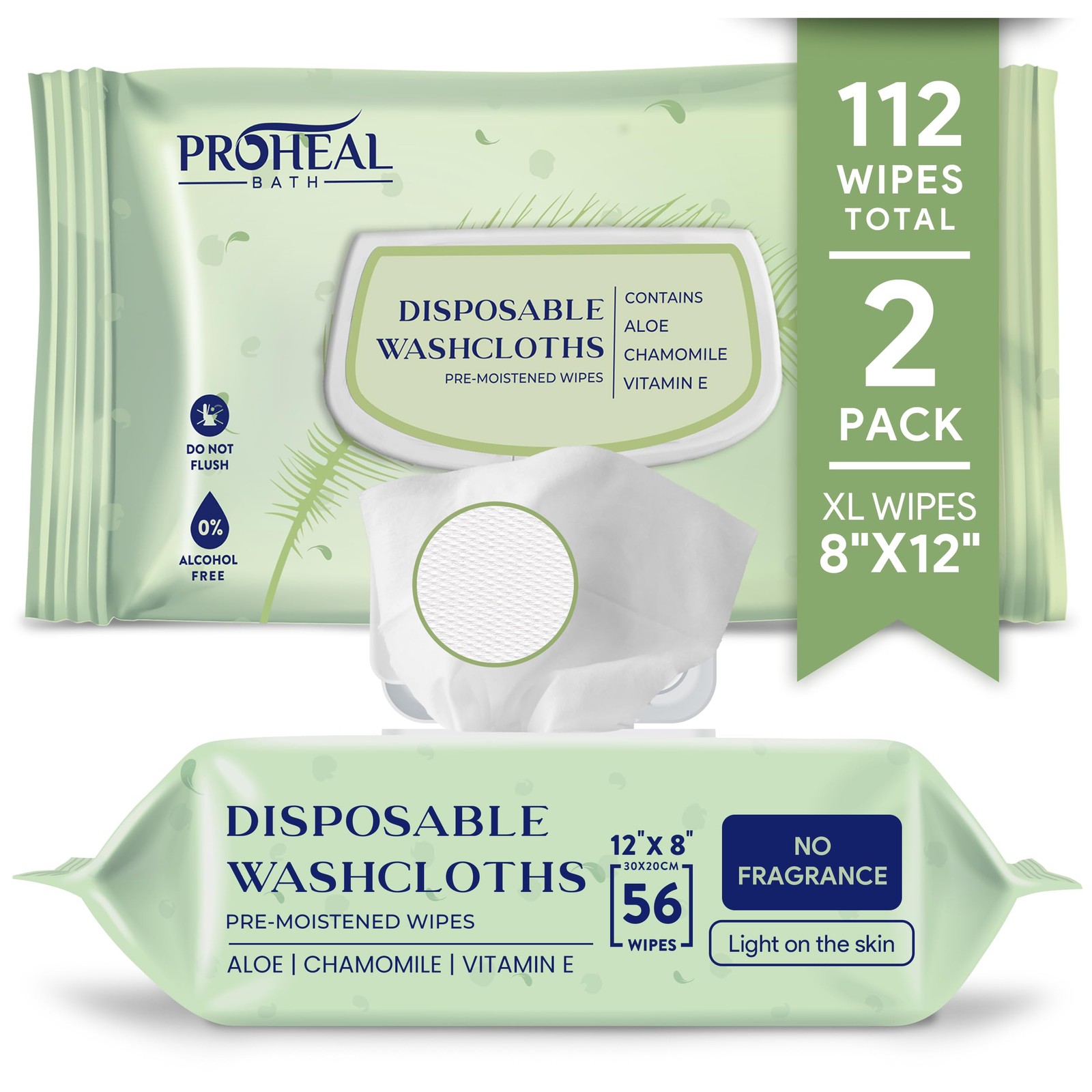 X Large Wet for Adults - 2 Packs of 56 [112 Count] Disposable Incontinence , ...