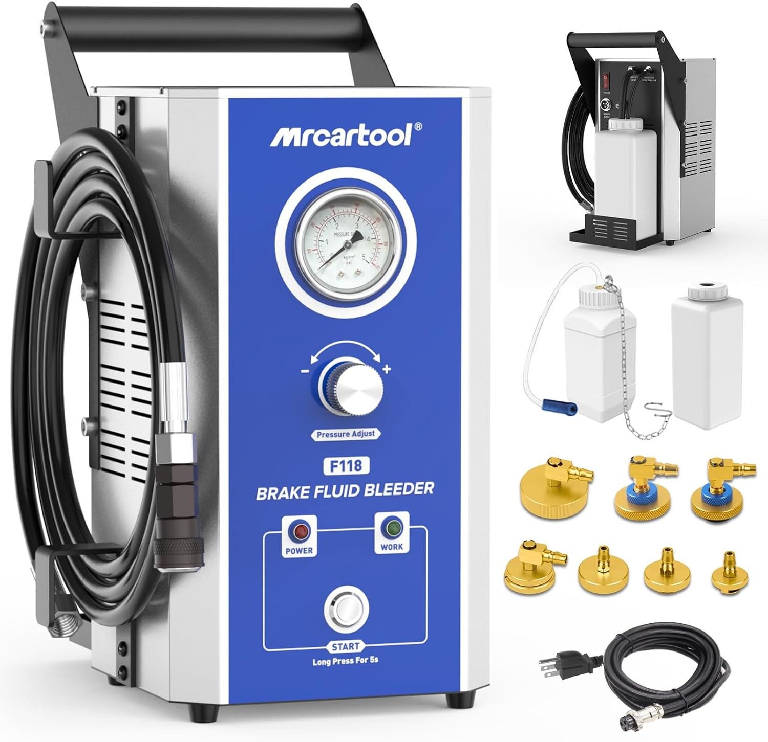 Automatic Brake Fluid Bleeder Brake Oil Exchanger Machine Brake Fluid Extractor