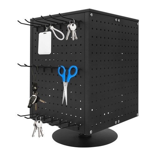 Pegboard Rotating Display Stand 4 Sided Spinning Peg Board Display Peg Board USA