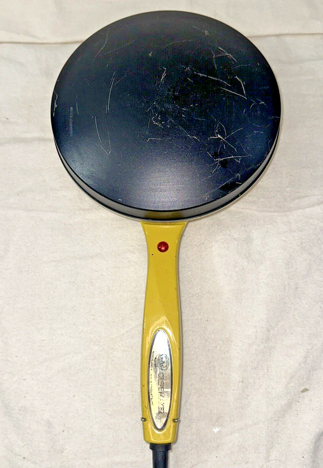 Vintage Nordic Ware Electric Crepe Maker #85000 Heavy Cast Aluminum