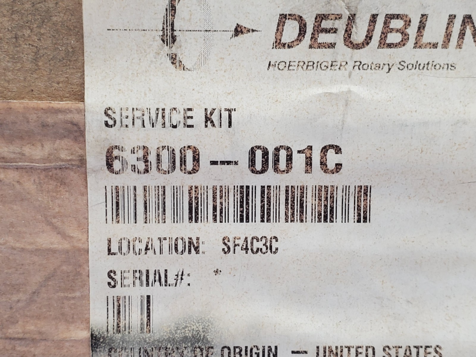 Deublin 6300-001C Repair Kit