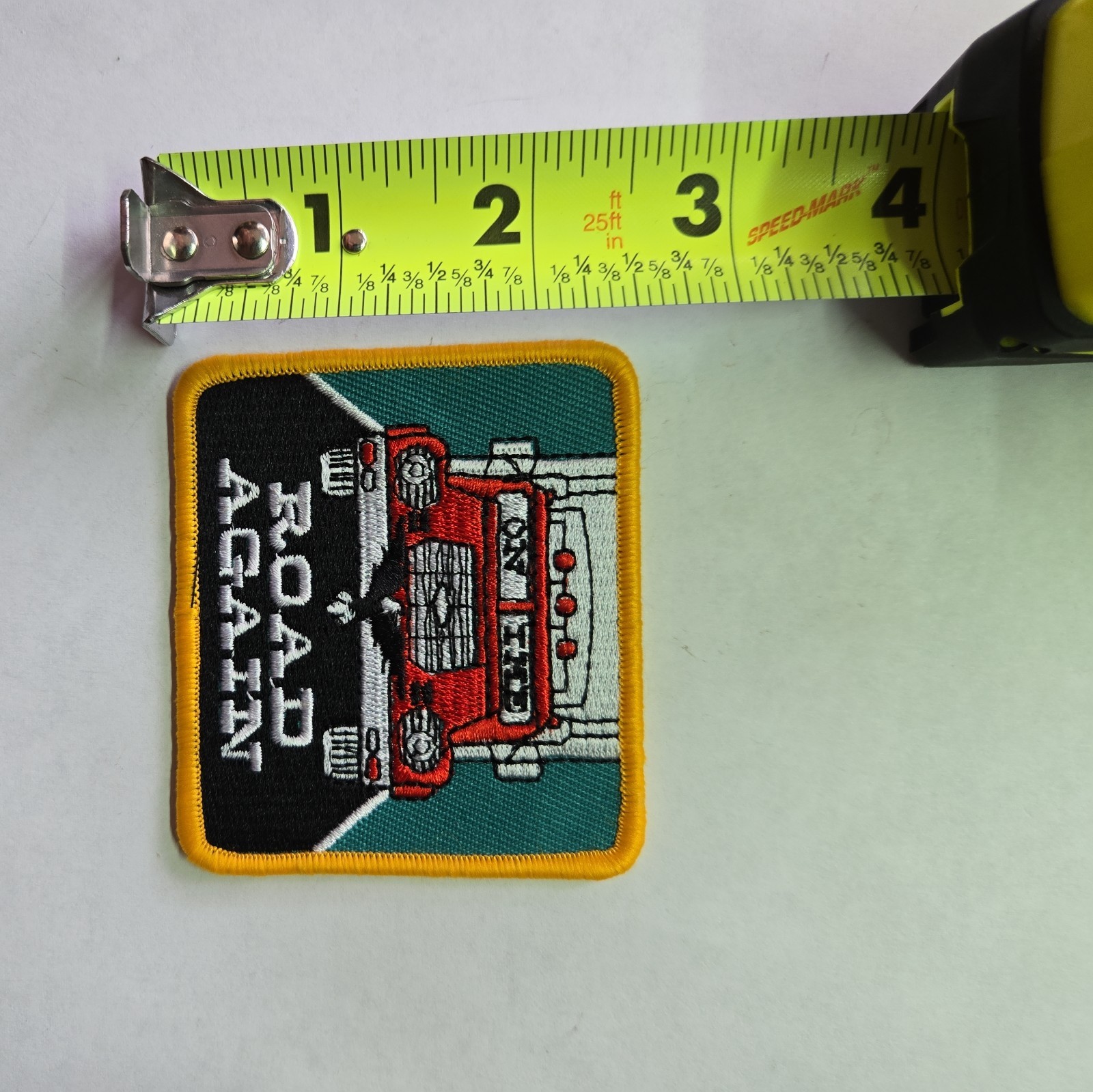 18 WHEELER SEMI TRUCKER VINTAGE PATCH EMBROIDERED PATCHES 2.5"×3"