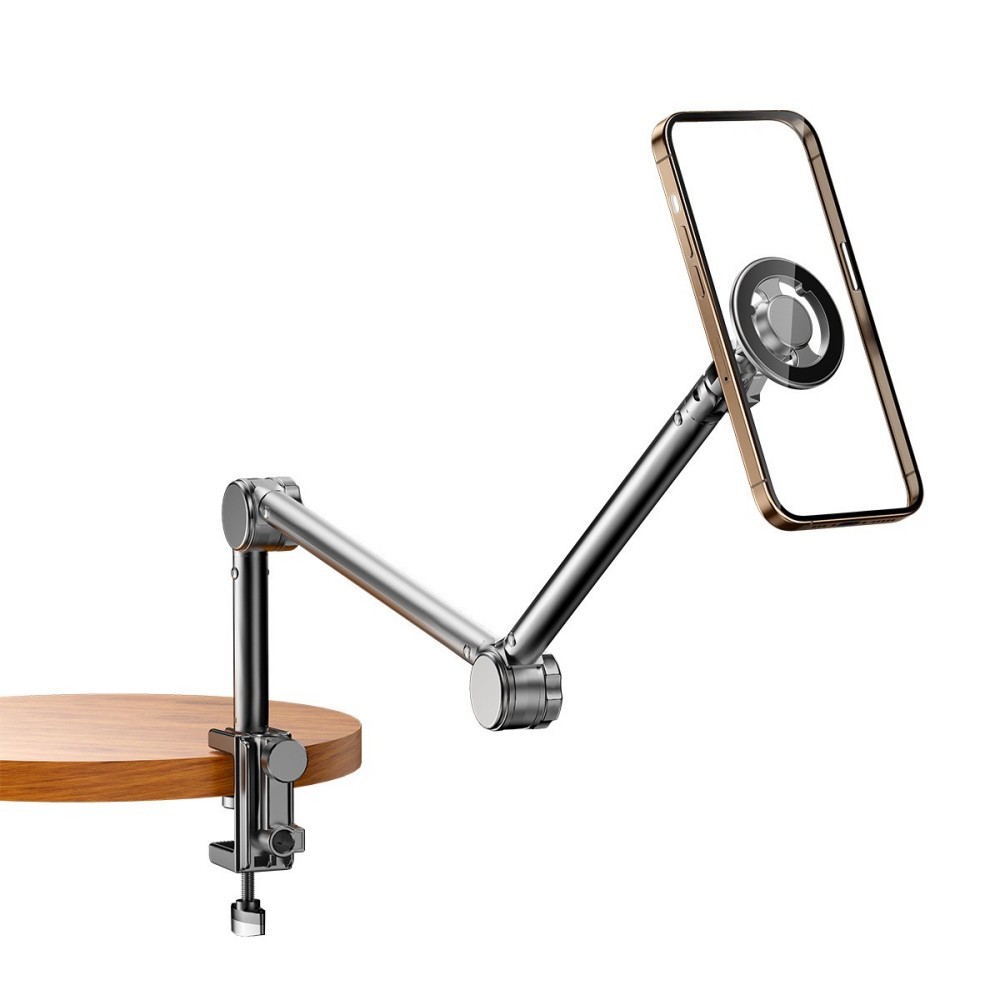 Long Arm Magnetic Tablet Stand Phone Holder Lazy Bed Desk Mount For iPad iPhone