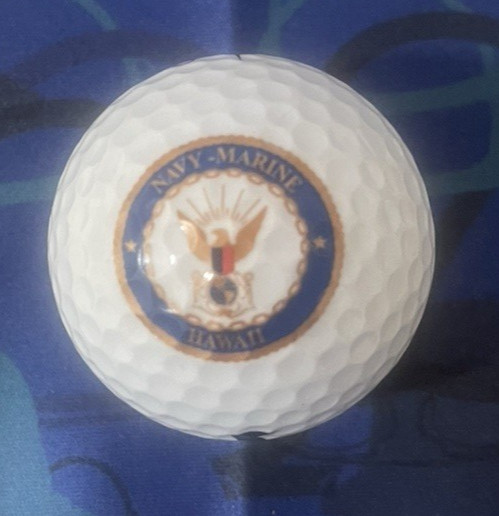 NAVY-MARINE HAWAII LOGO NIKE GOLF BALL