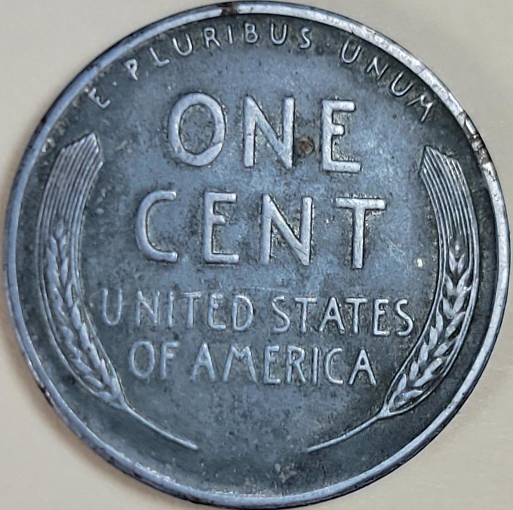 1943-S Steel Lincoln Wheat Cent - Average Circulation