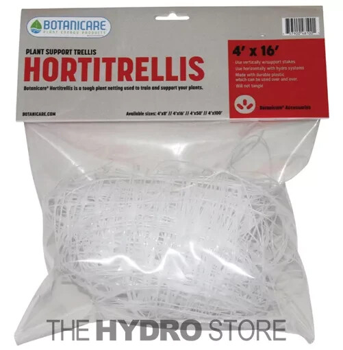 Botanicare Horti Trellis Netting Garden Net 4' x 8' Feet - hydrofponic gardener