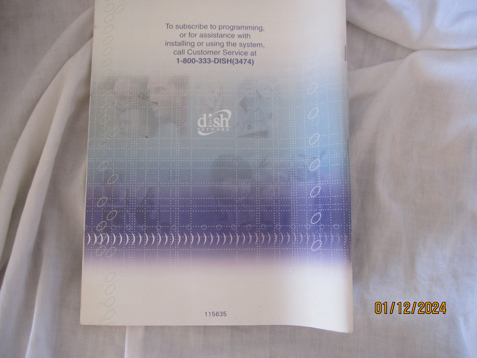 DishPro Satellite System User's Guide # 115635, copyright 2002 book PREOWNED