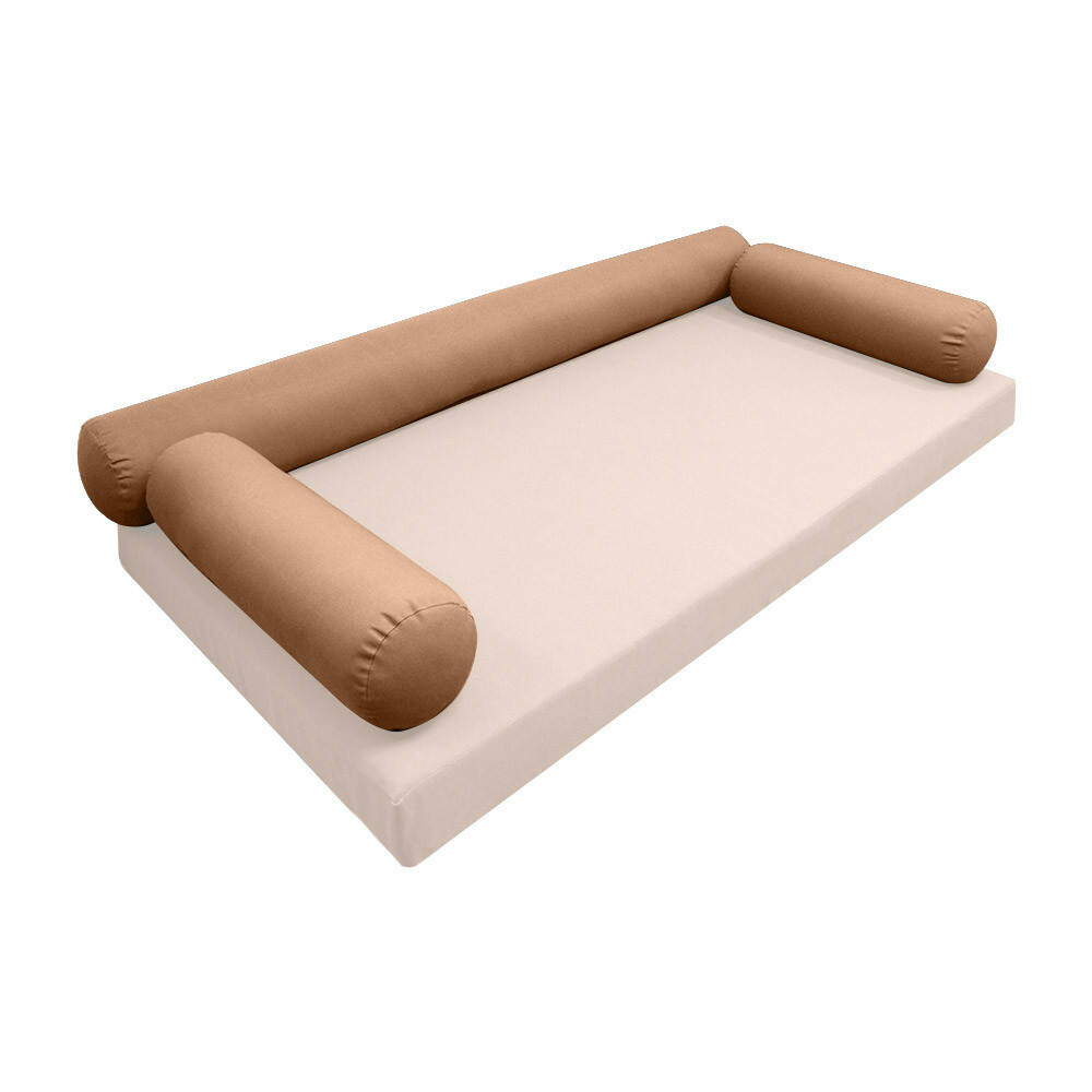 *COVER ONLY* Style 6 Twin-XL 78" x 8" Knife Edge Bolster Pillow SlipCover AD104
