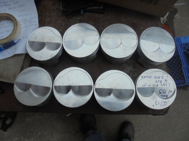 Pistons SBC 4.155" 1.062 CH NHRA IHRA Truck MUD UMP IMCA WISSOTA K&N CARS ASA