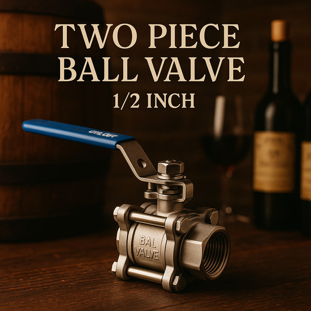 Polar Ware Two Piece Ball Valve 1/2 inch