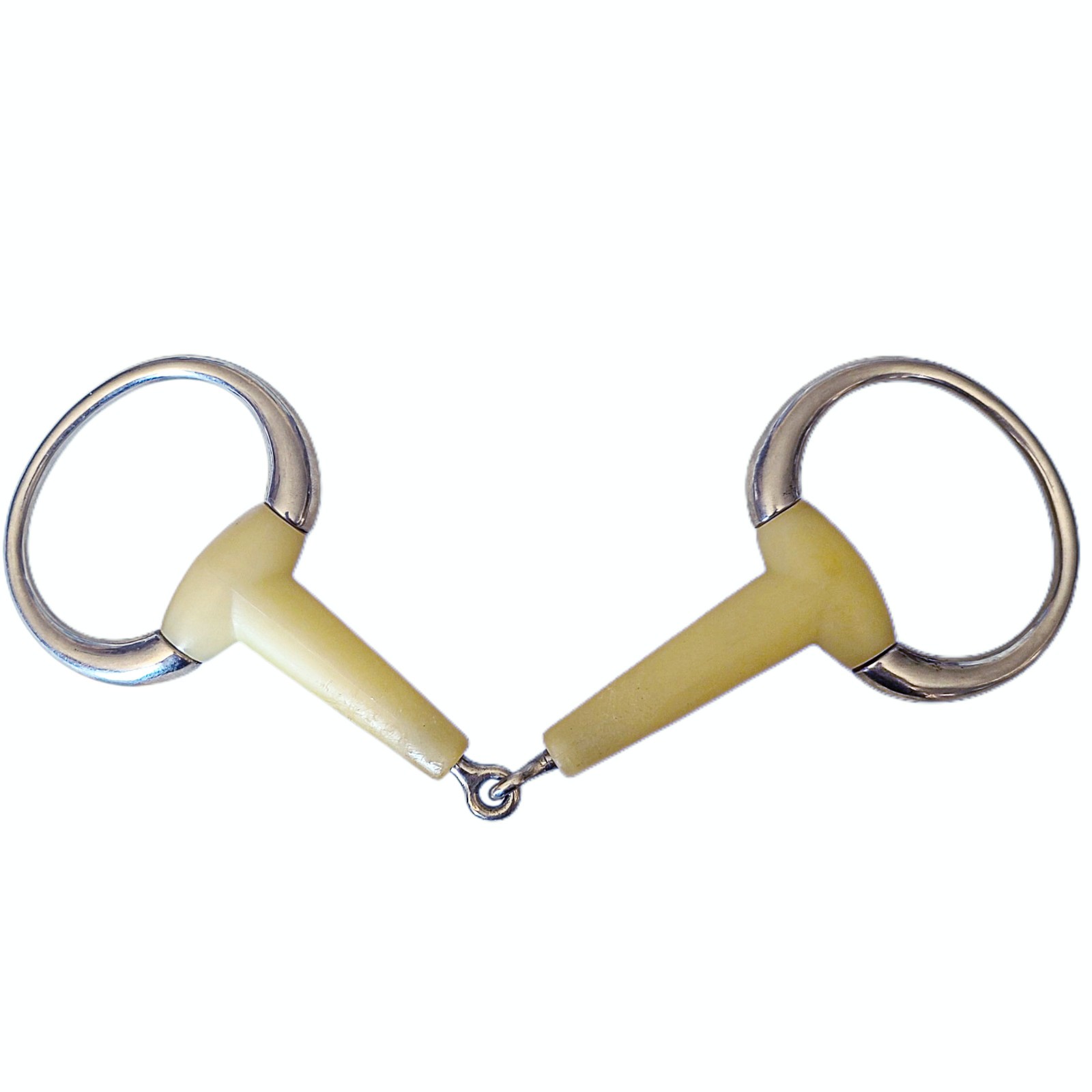 Happy Mouth Round Ring Eggbutt Jointed Smooth Hunter Snaffle Mouth Bit 155 mm 6"