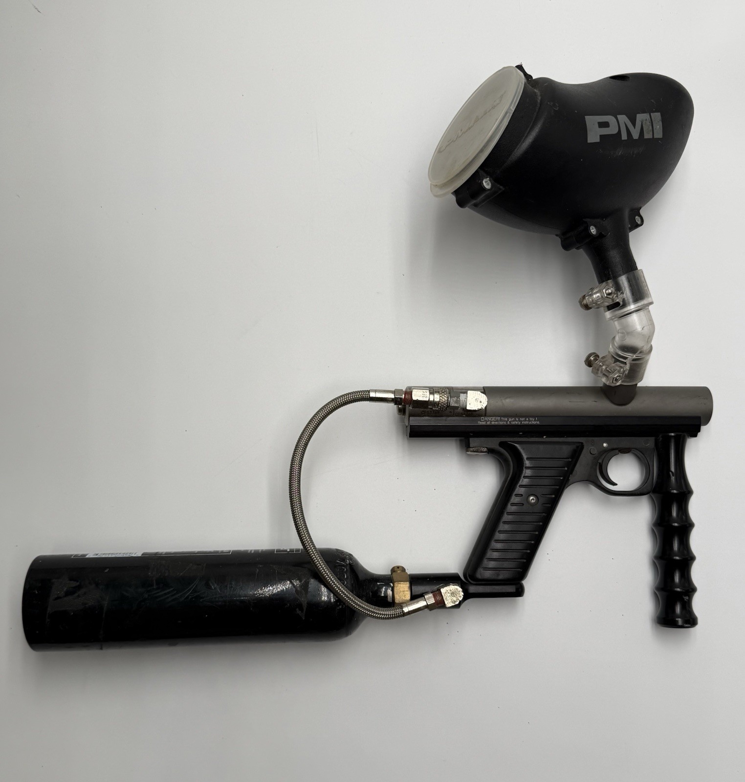AGD 68 Automag Classic Paintball Marker w/ PMI Hopper CO2 Tank Parts Repair