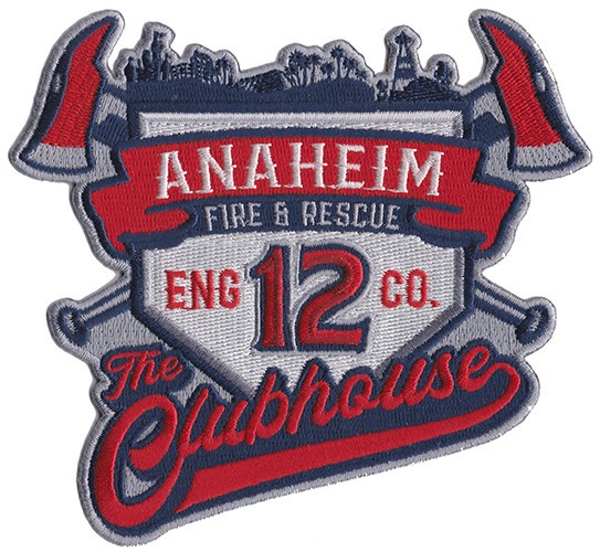 Anaheim, CA Engine 12 The Clubhouse  Fire Patch NEW ..