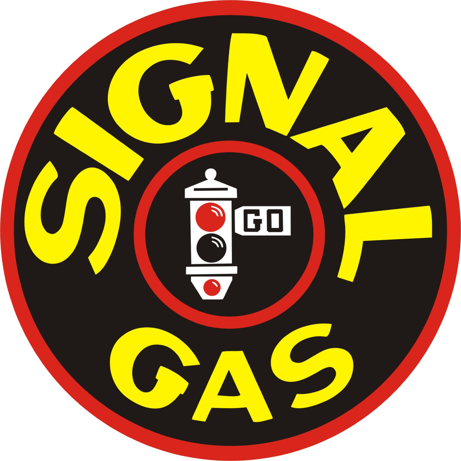SIGNAL GASOLINE Vintage Vinyl Decal / Sticker ** 5 Sizes **