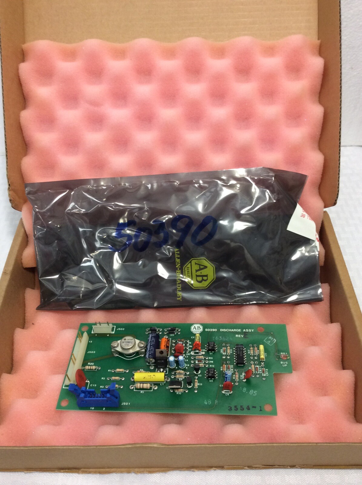 New Old Stock Allen Bradley AB 50390 Discharge Board  Rev E