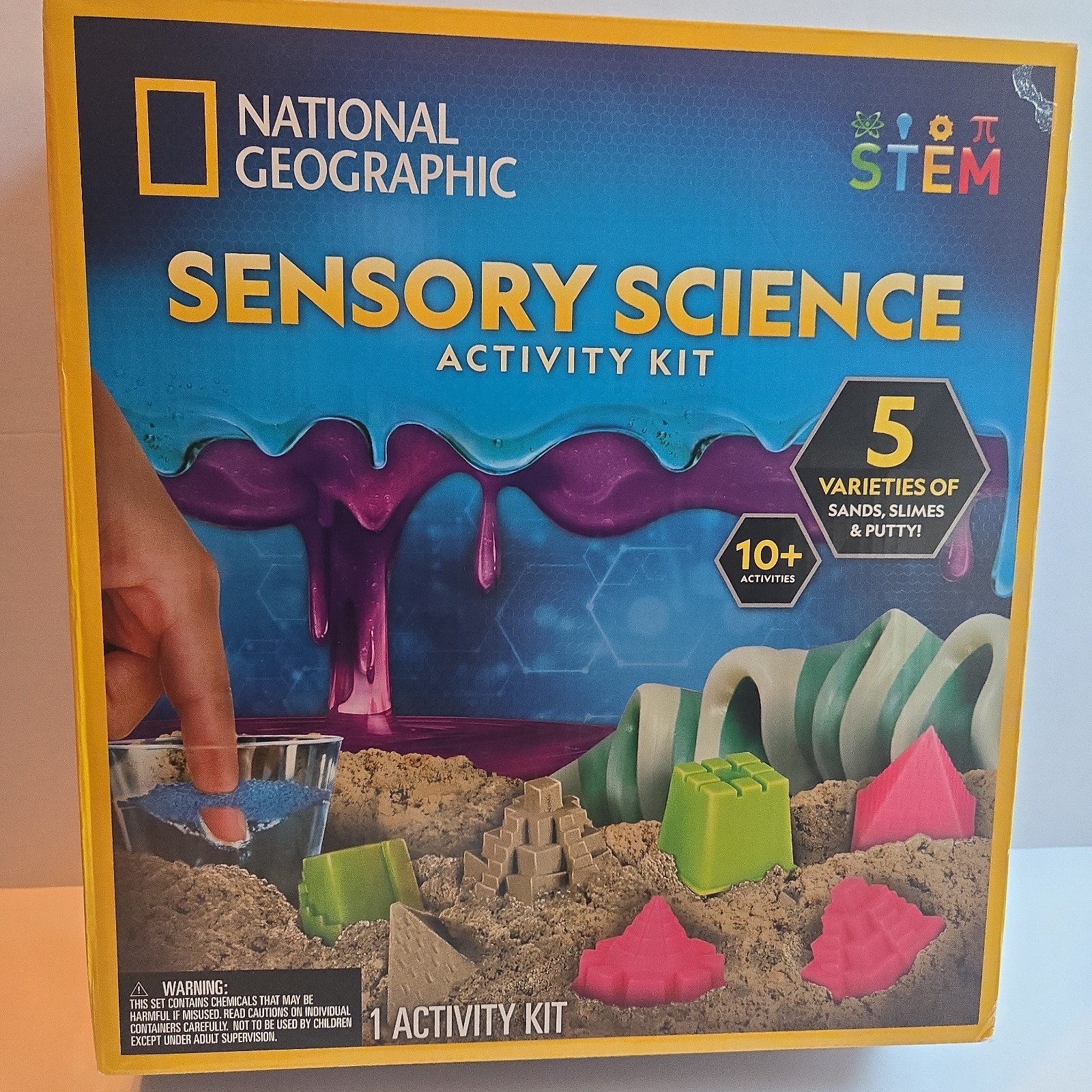 National Geographic Sensory Science Activity Kit STEM Educational Fun NEW IN BOX