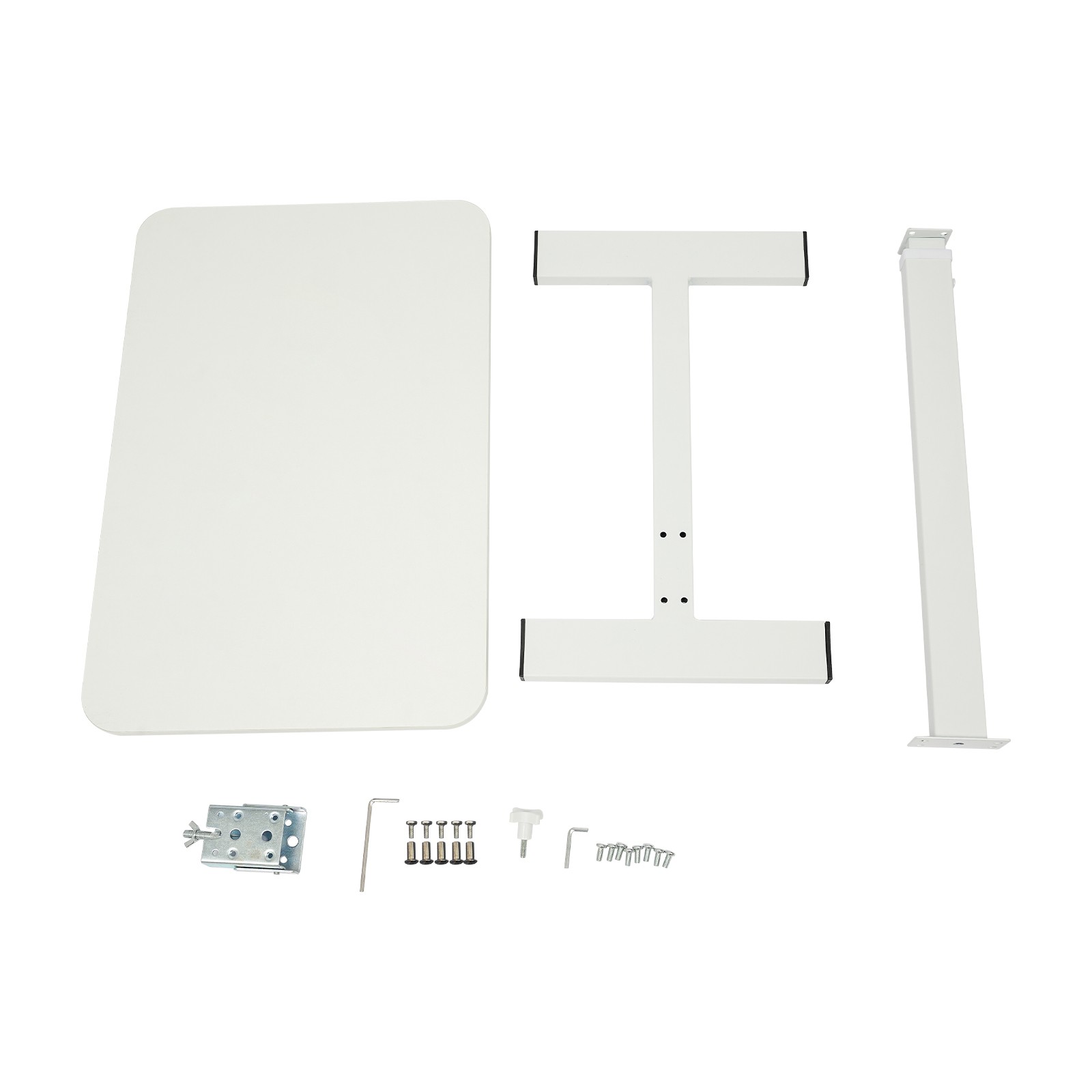 Laptop Desk Bedside Table Laptop Table 63-103cm Adjustable Height 20kg Load