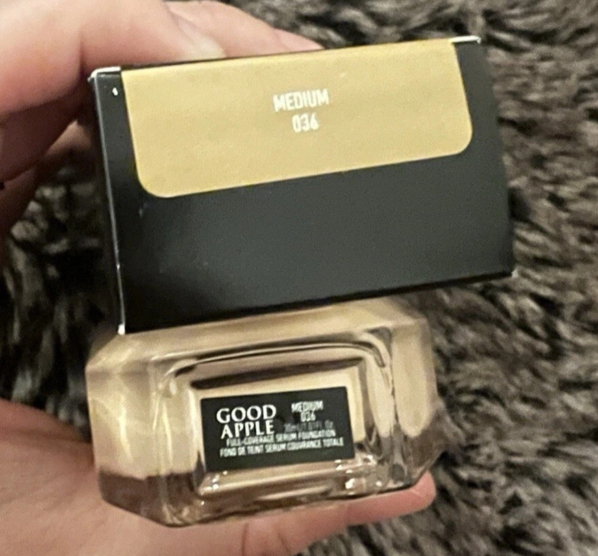 KAT VON D Beauty Good Apple Full Coverage Serum Foundation ~ MEDIUM 036 ~ NIB