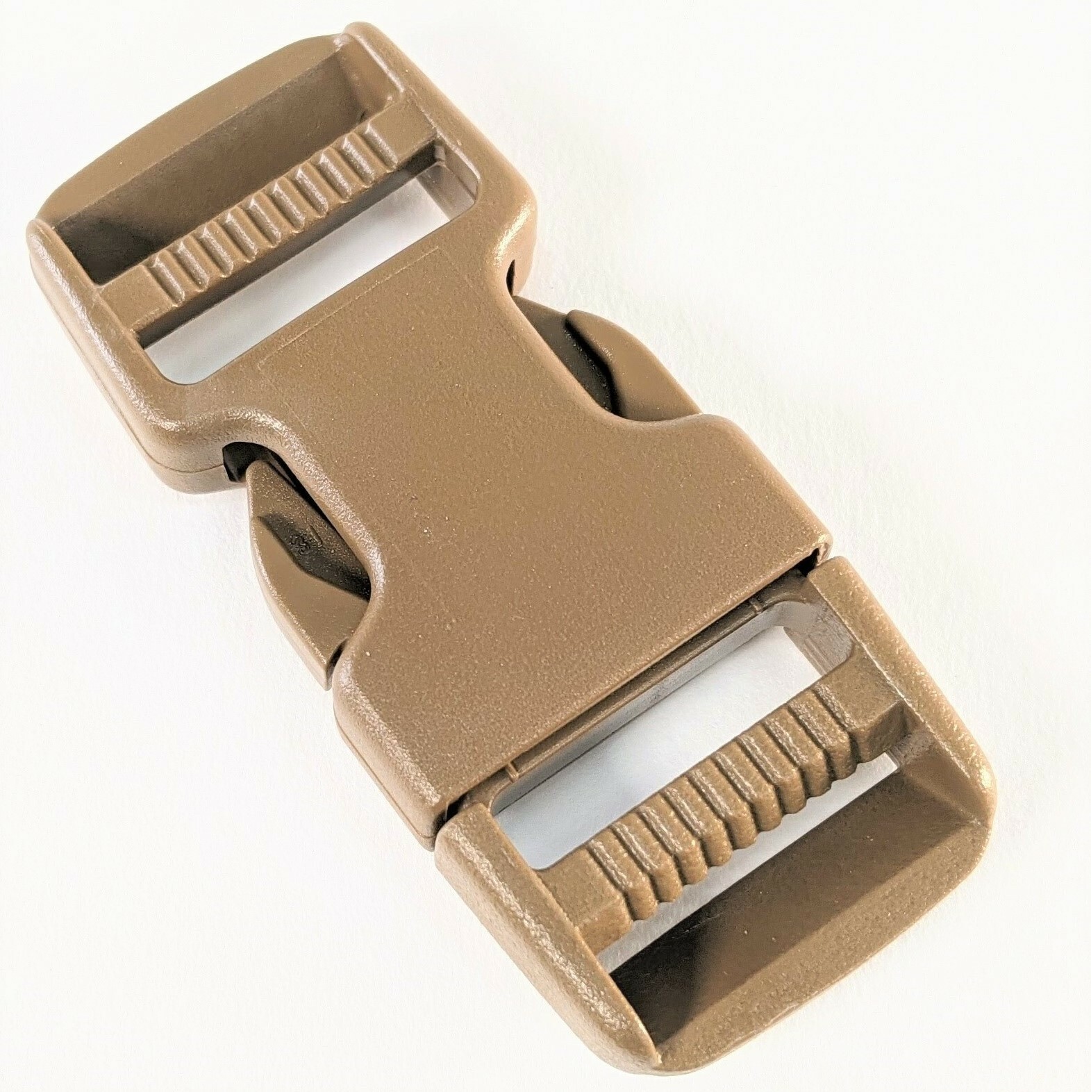 (2 Pack) 1” inch(25mm) Quick Side Release Buckle - Dual-Side Adjust - USA Made 