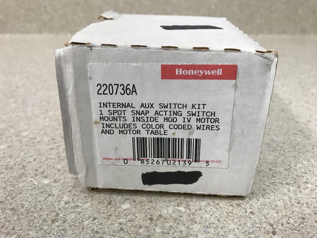 Honeywell 220736A Internal Aux Switch Kit NEW