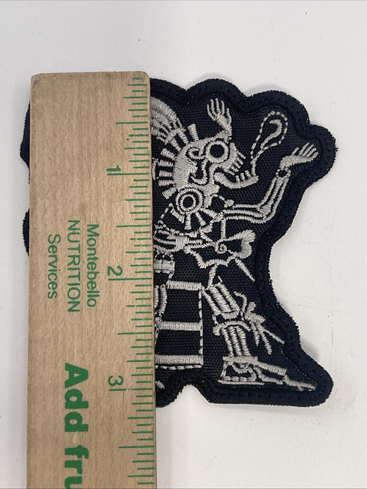 Mictlantecuhtli Aztec Deity Of The Underworld Patch: Sew On, Embroidered, 3”X3”