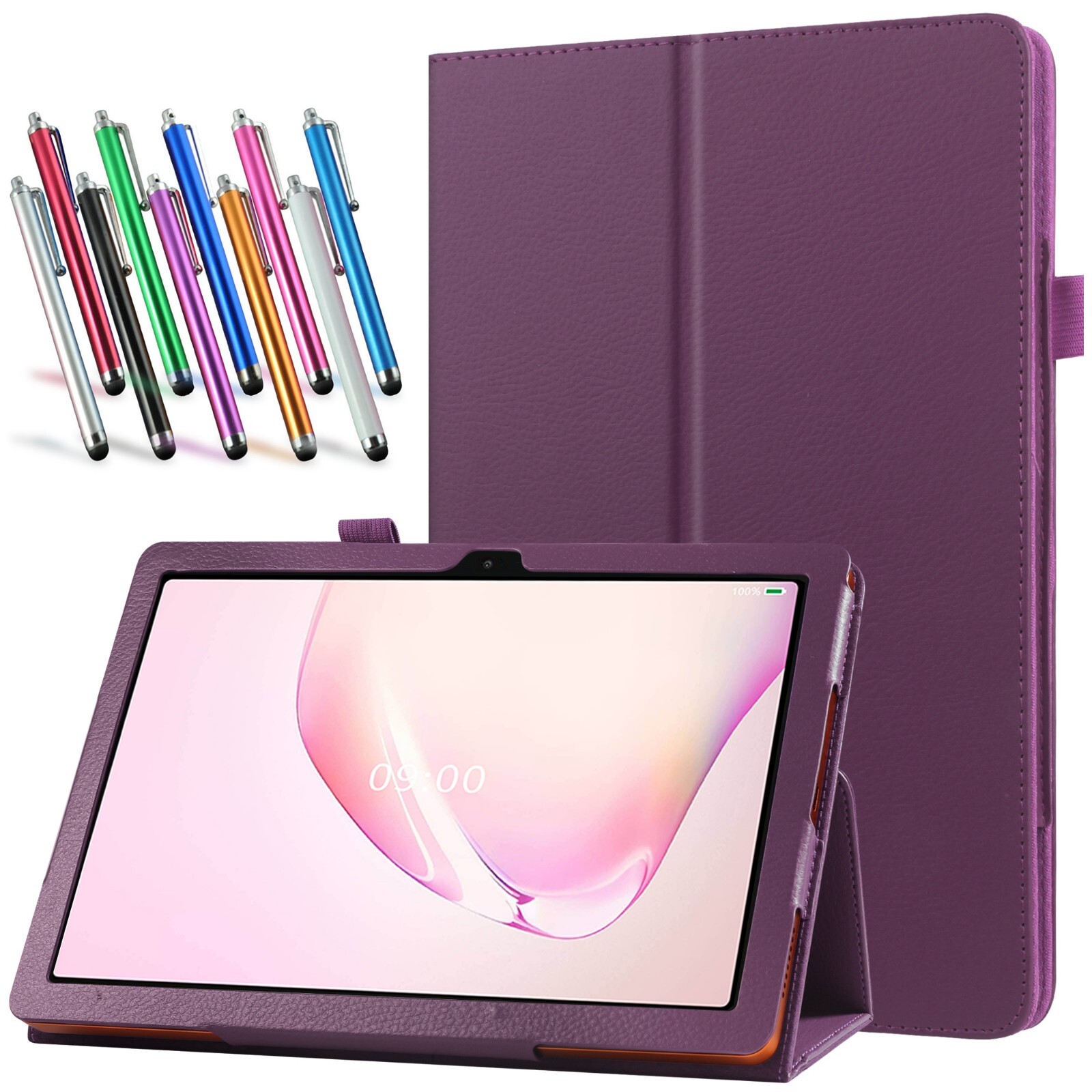 For VORTEX ZTAB10/BTAB10/CMG101/T10M Pro Tablet Case Magnetic Slim Cover+ Stylus