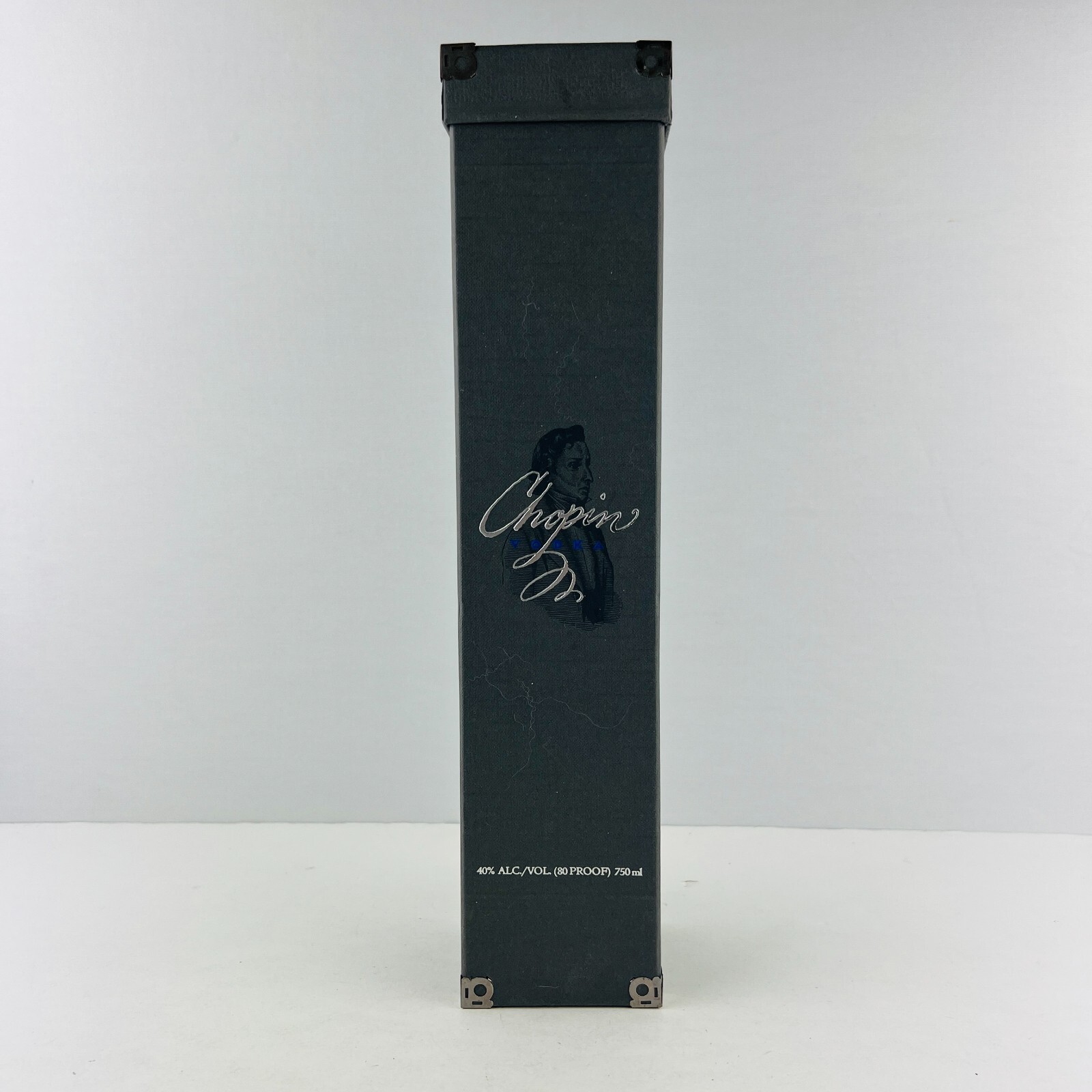 Chopin Vodka Empty Box Rectangular Barware Collectible Decor 750ml