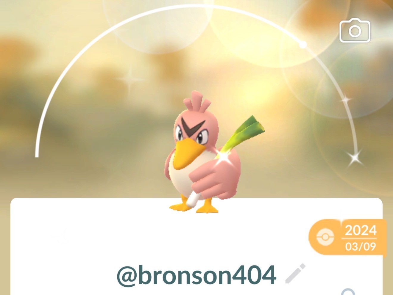 Pokemon Shiny Farfetch'd TR--ADE G0 Unregistered