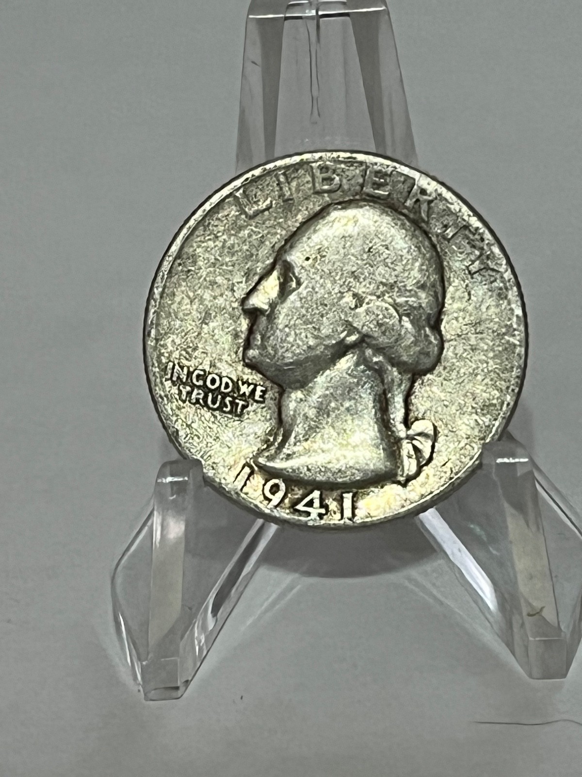 1941 Washington Silver Quarter 25c  Circulated # TB62