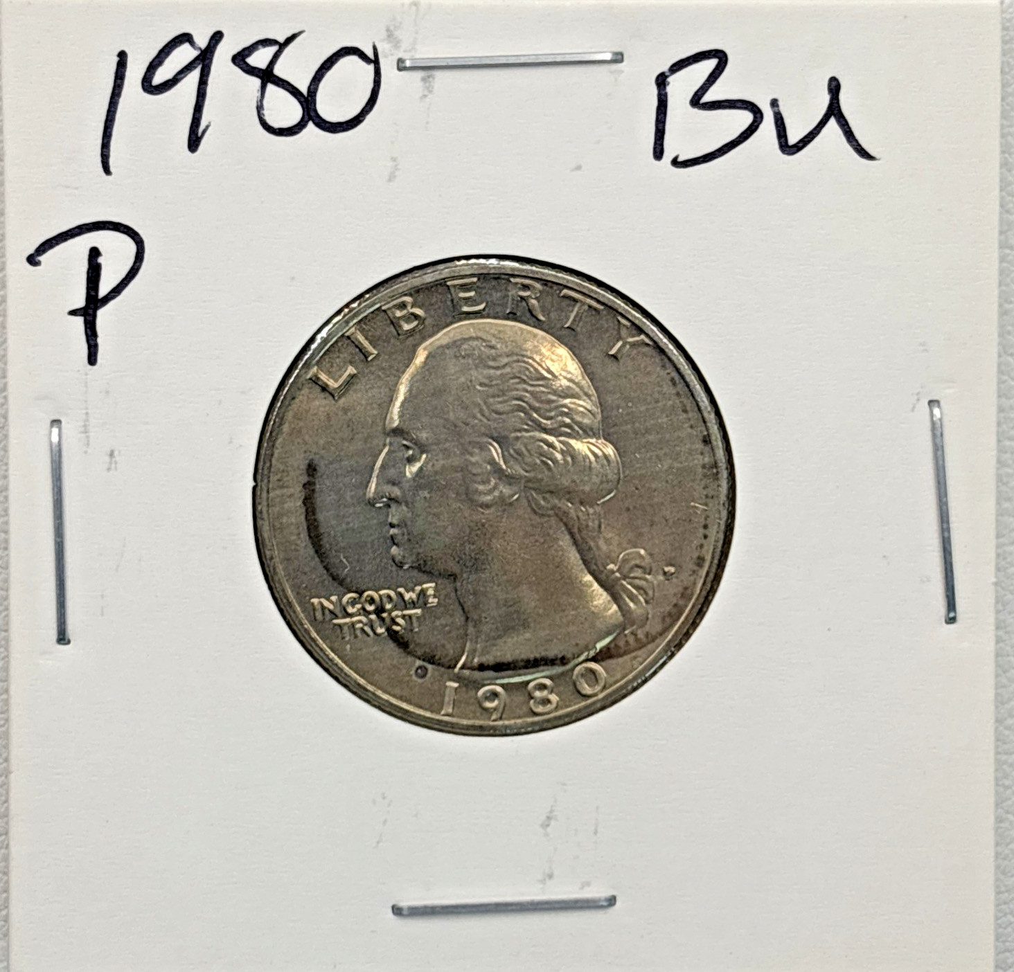 1980-P Washington Quarter BU (Brilliant Uncirculated) Philadelphia Mint