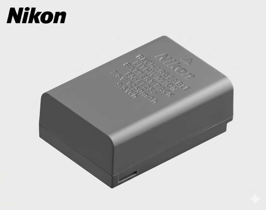 Nikon Battery EN-EL25a 7.6V 1250mAh Li-ion for Z50 II Z50 Z30 Zfc Digital Camera