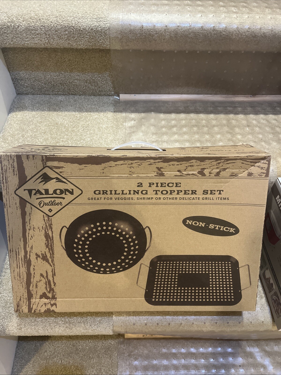 Talon Outdoor 2 Piece  Grilling Topper Set For Veggies & Delicate Foods NIB