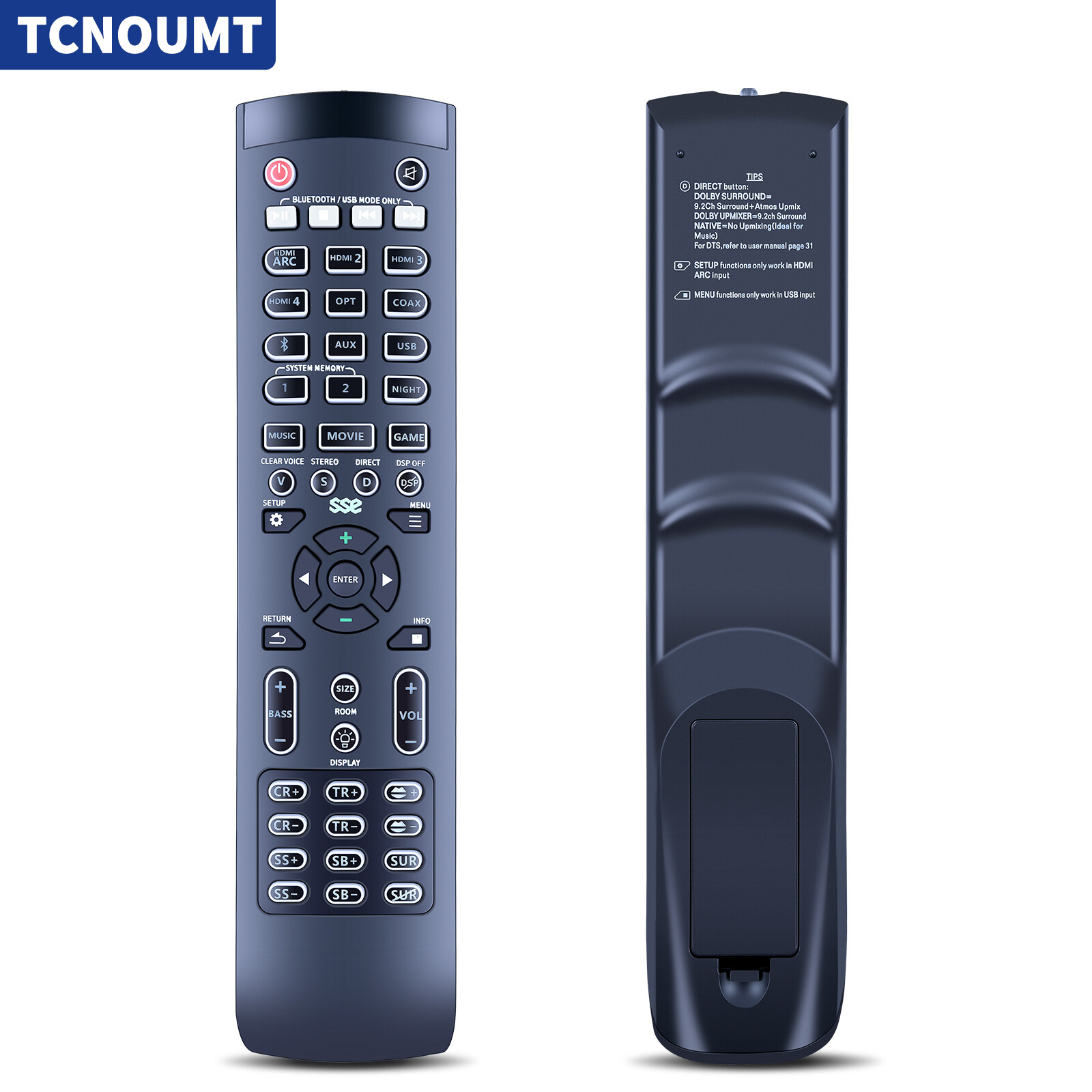 Remote Control For Nakamichi Shockwafe DTSX or SSE Soundbar -New