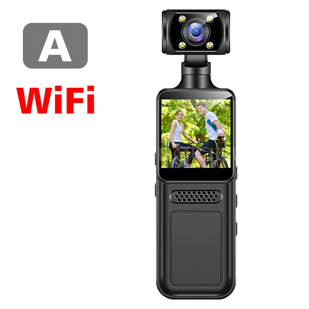 4K/2K Pocket Action Camera 180° Rotation WiFi Vlog Camera Handheld Sports Cam DV