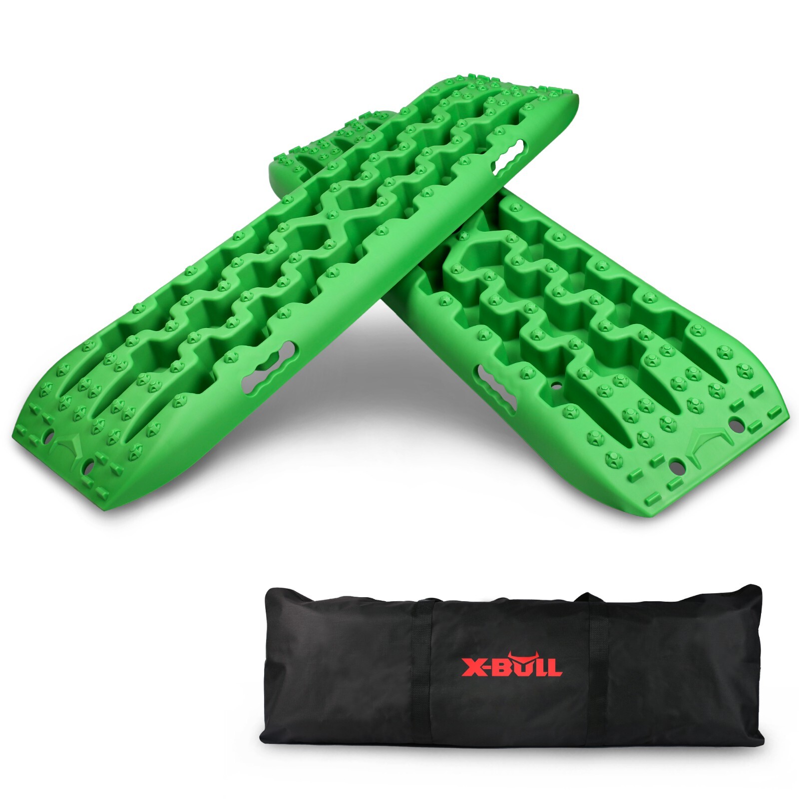 X-BULL Recovery Tracks Traction Green Sand Track Tire Ladder Boards Off-Road 4WD