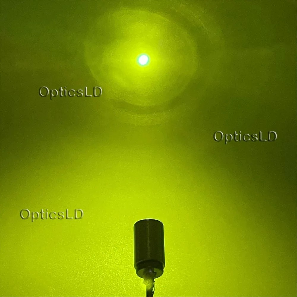 560nm 20mw Yellow Green Light Laser Diode Module With Driver 12V