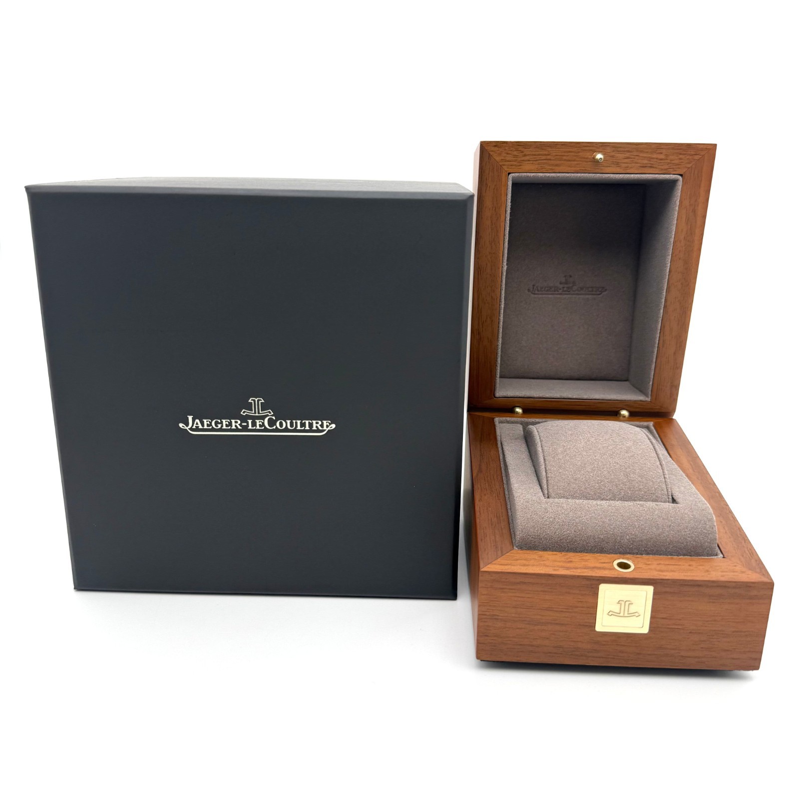 Jaeger-LeCoultre Wooden Watch Box Set – Authentic Boutique Packaging No Manual