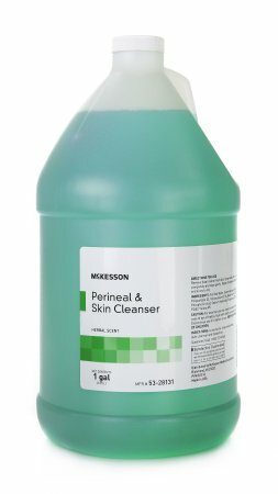 McKesson Rinse-Free Perineal Wash, 1 gal. Jug, Herbal Scent, 1 Count