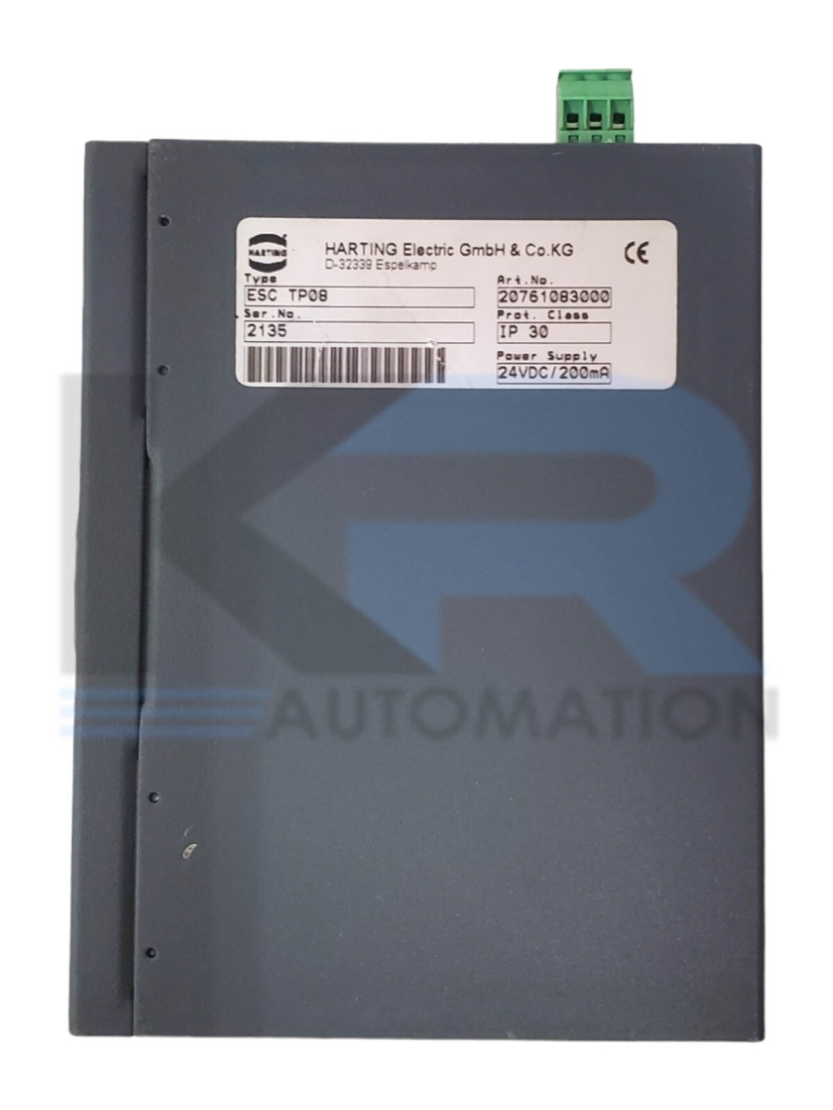 Harting ESC-TP08 Ethernet Switch 8-Port 24VDC 200MA