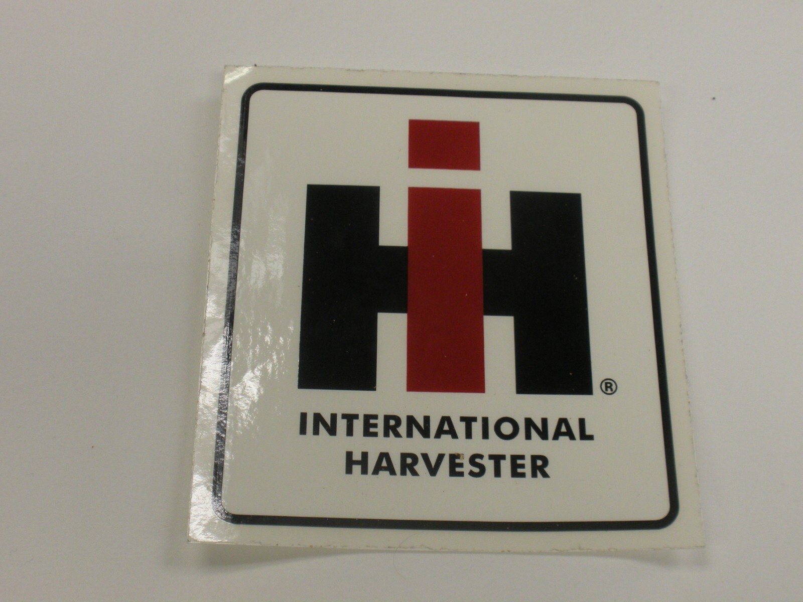 IH LOGO  DECAL 2" X 2 1/4" FITS  IHC FARMALL - NEW -  FREE SHIPPING
