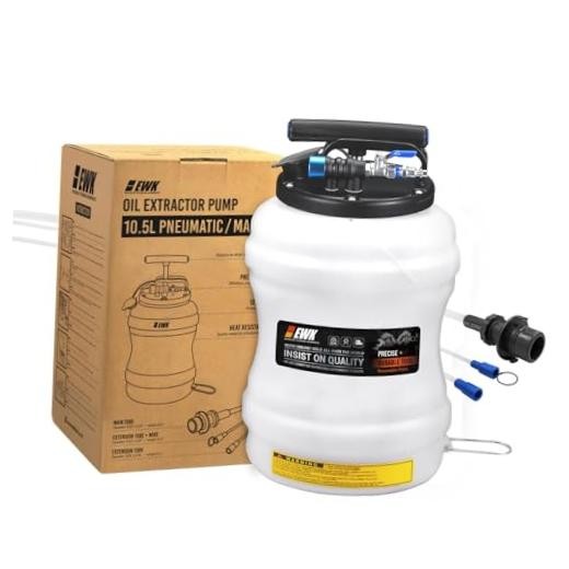 Pneumatic/Manual Oil Extractor Pump for Oil Change, Fluid Extractor for 10.5L