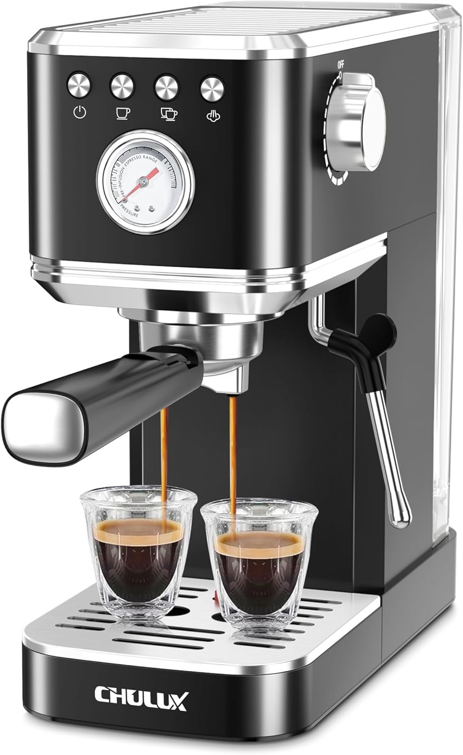 Maquina De Cafe Expresso y Cappuccino Con Espumador De Leche Para Casa NUEVO US