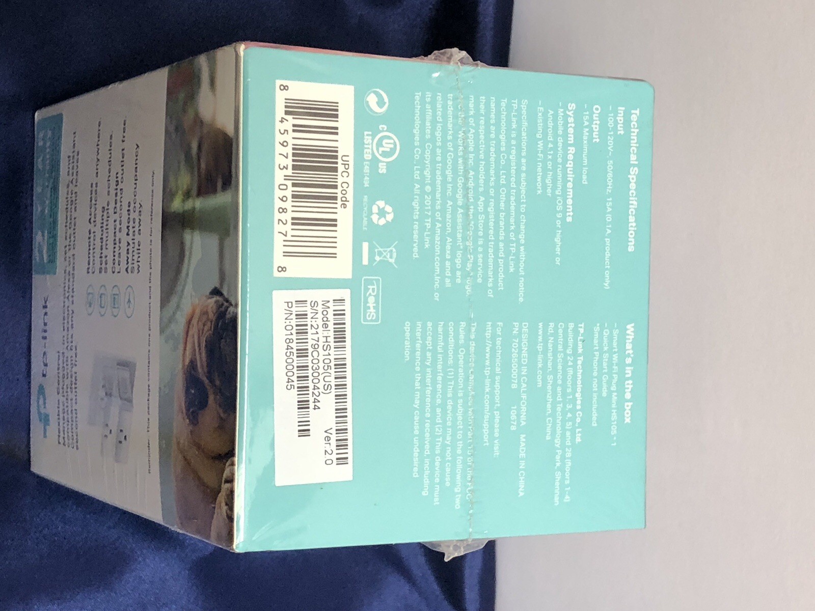 *NEW* TP-LINK - Kasa Smart Wi-fi Plug Mini - White (HS105)
