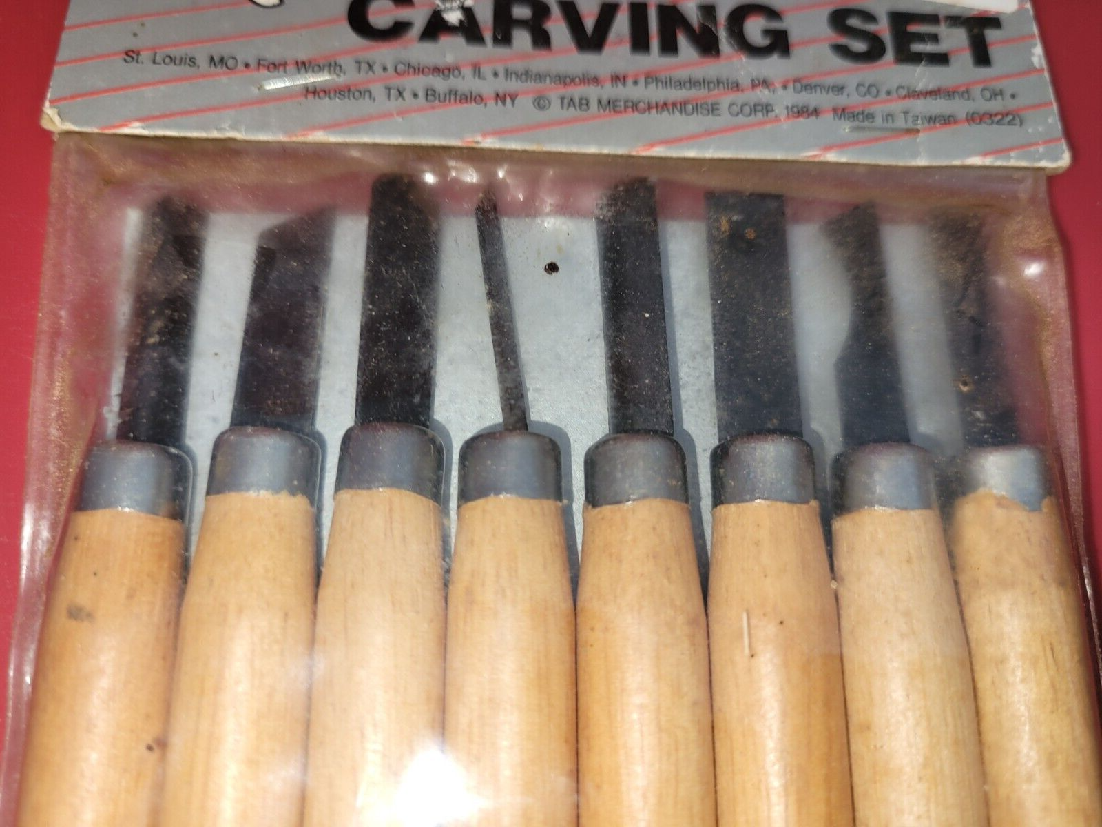Buffalo 8 Piece Wood Carving Set