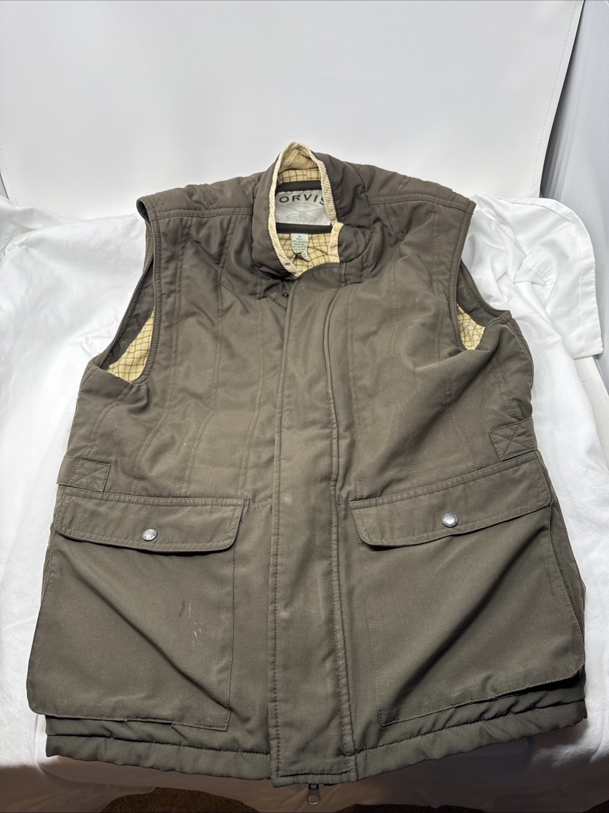 Orvis Vest Men's Size M Pockets Hunting, Fishing, Outdoor - Excellent Condition