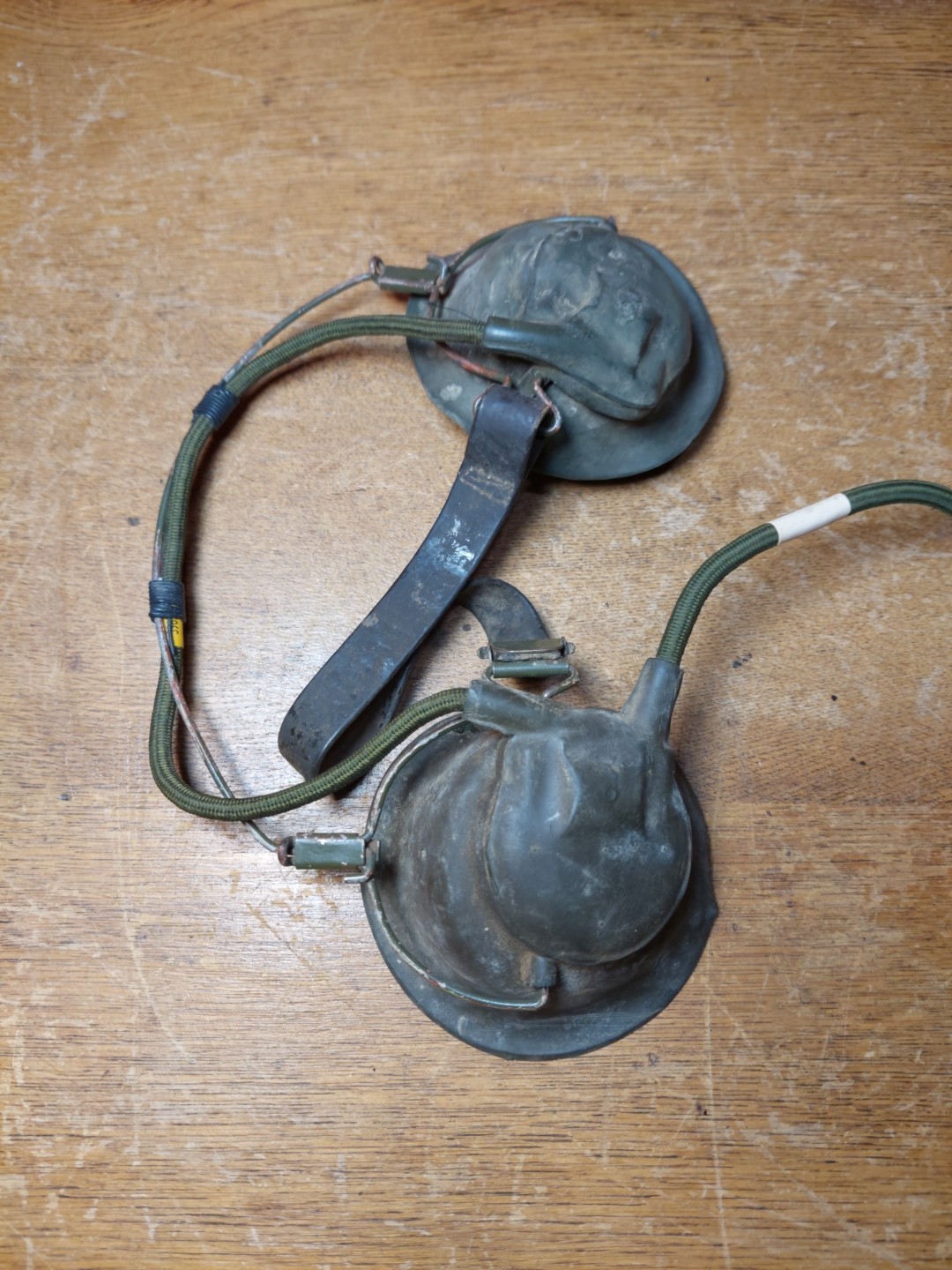Vintage WW2 Era British Tank Crew Headset