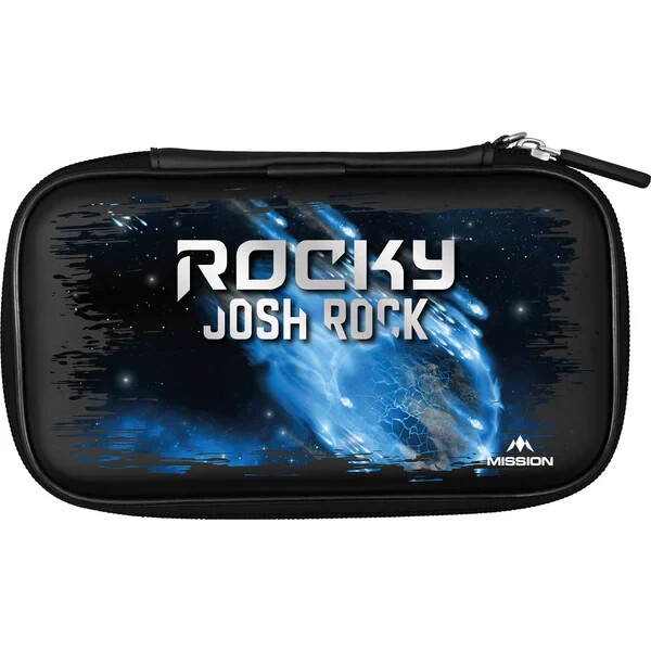 JOSH ROCK MISSION XL HARD SHELL DART CASE WILL HOLD 2 SETS FULLY LOADED DARTS