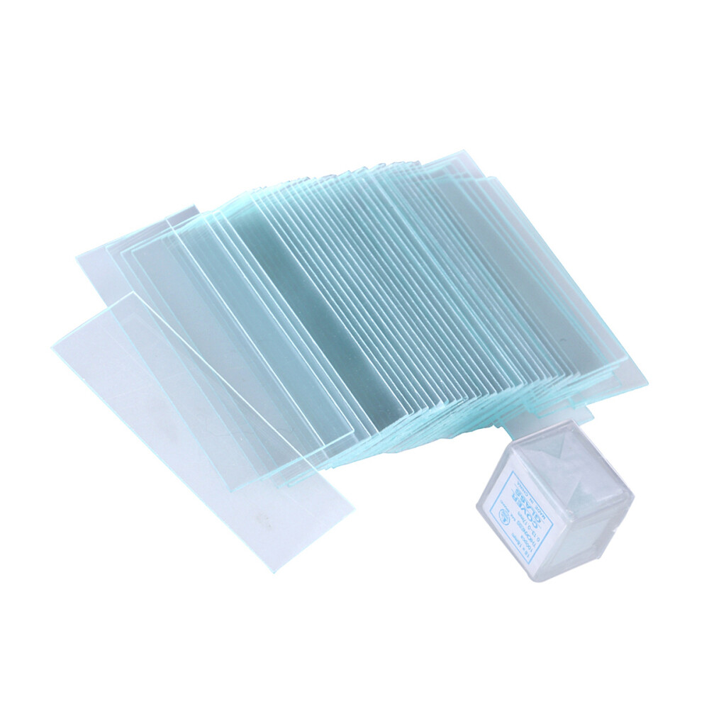 Blank Microscope Slides and Square Cover Glass for for Optical Microscope New