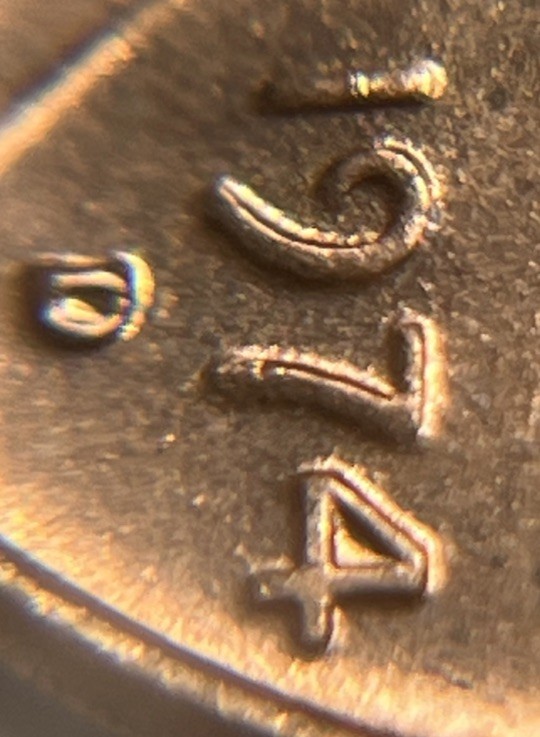 1974 D/D Penny Errors DDO D Over D & Missing Lincoln’s Neck Uncirculated