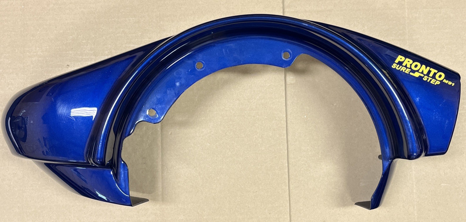 1110644a INVACARE ELECTRIC WHEELCHAIR FENDER PRONTO M91 RIGHT SIDE BLUE